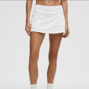 Lululemon Athletica White Skater Skirt